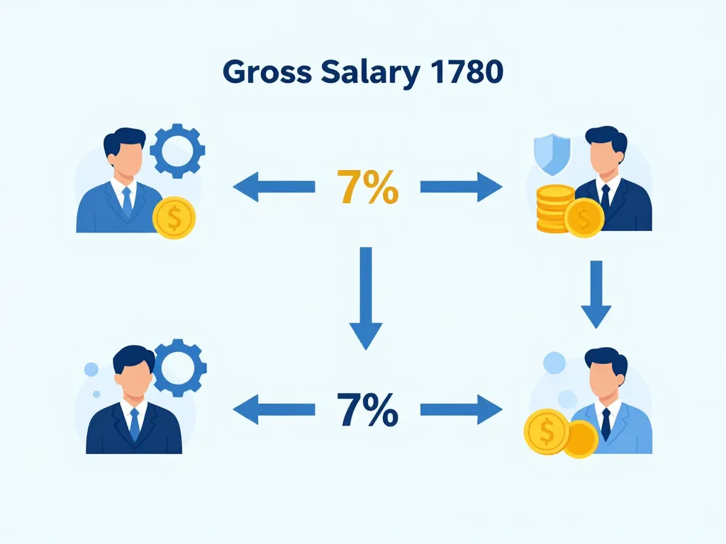 Schéma 1780 brut en net secteur privé et public