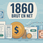 Illustration 1860 brut en net fiche de paie