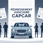 capcar redressement judiciaire acheteurs vendeurs tribunal