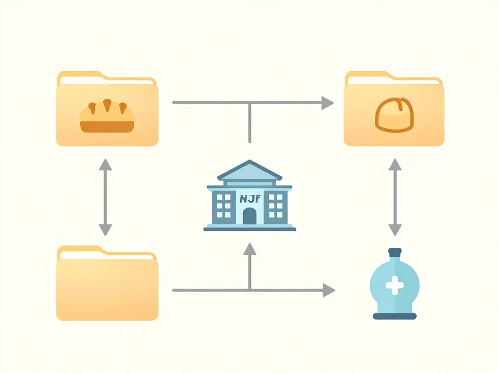 Diagramme explicatif concept code naf boulangerie