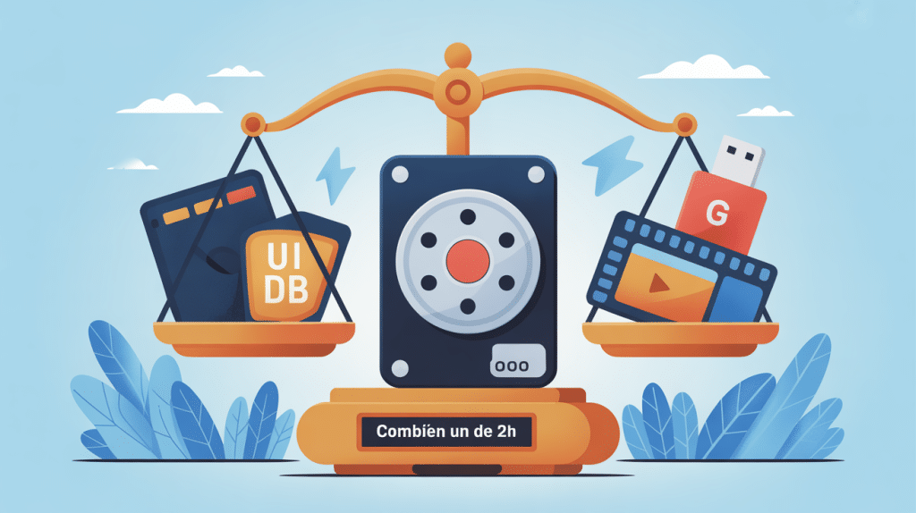 combien de go pour un film de 2h image principale