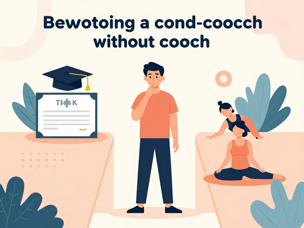 editorial illustration devenir coach sportif sans diplome