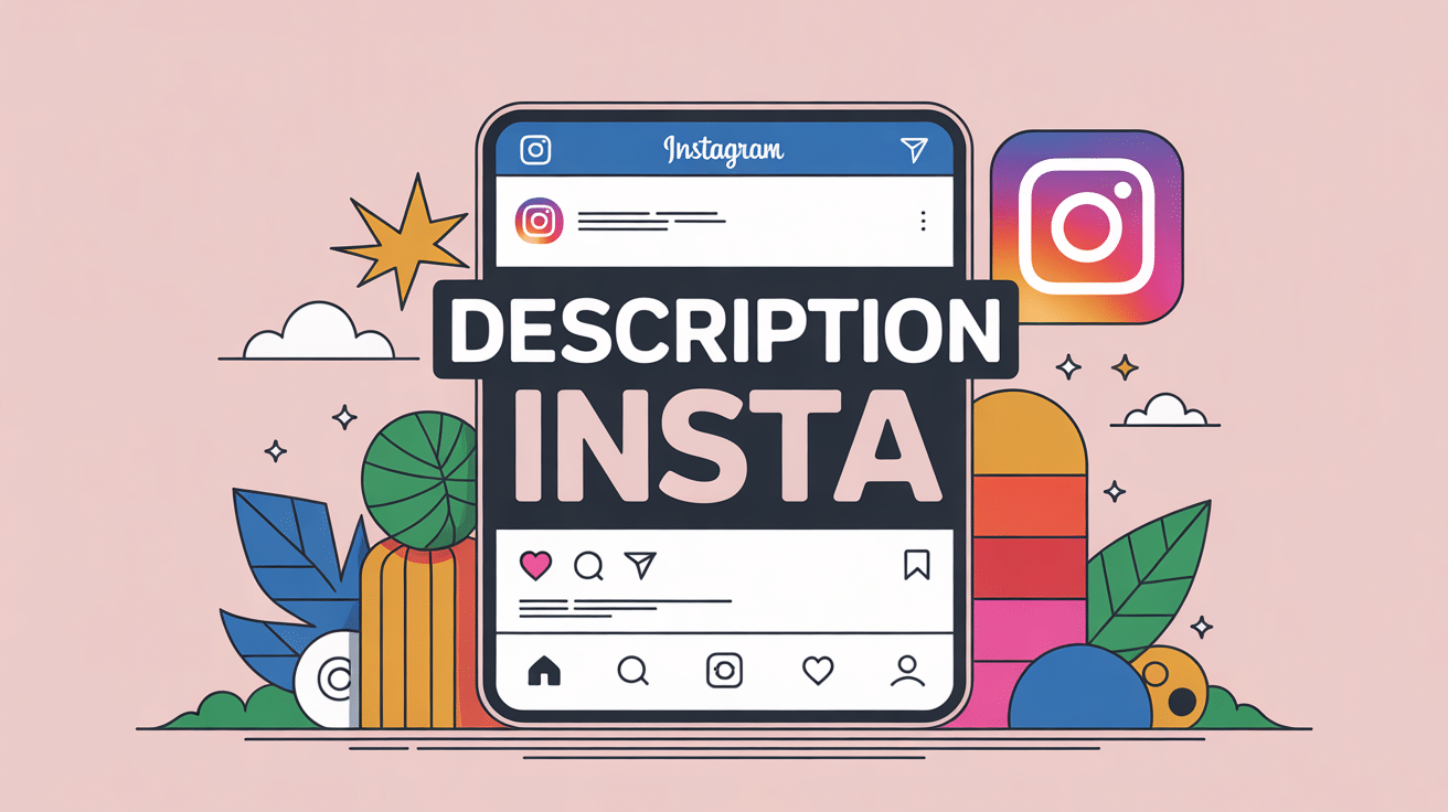 illustration description insta optimisation interface instagram