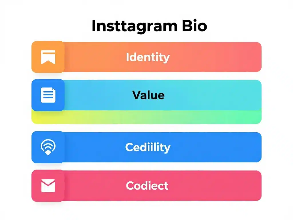diagramme structure description insta bio instagram