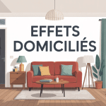 illustration effets domiciliés domicile huissier