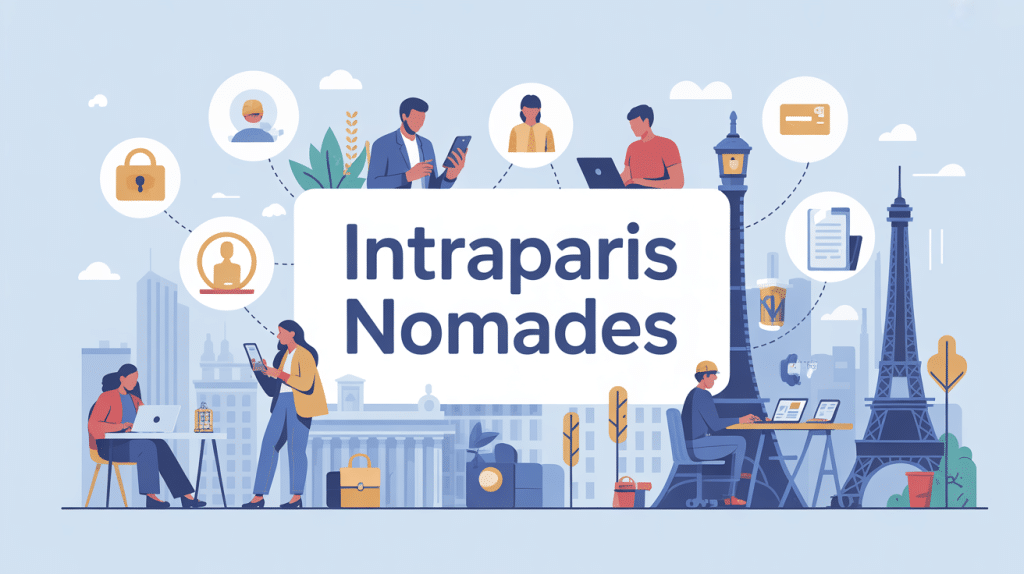 intraparis nomades illustration accès RH sécurisé