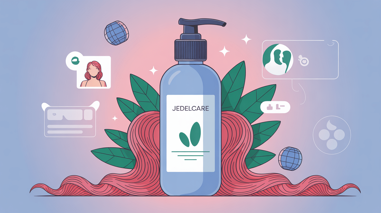 Illustration Jedelcare univers soins capillaires en ligne