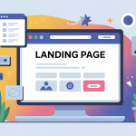 landing page c'est quoi visuel marketing digital