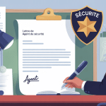 Lettre de motivation agent de sécurité bureau badge agent