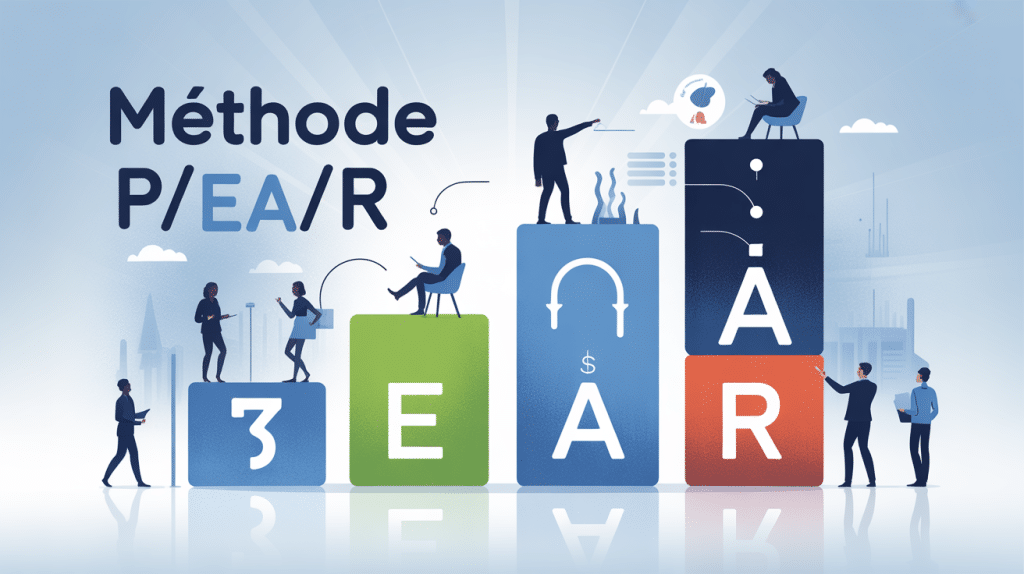 illustration méthode p/e/a/r context professionnel