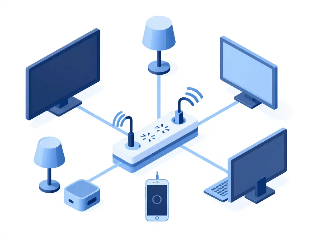 schéma neteck vpc appareils connectés
