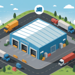 site logistique hub harnes entrepôt moderne connecté