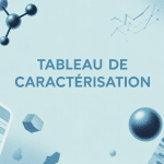 illustration du tableau de caractérisation moderne