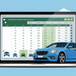 tableau excel calcul avantage en nature véhicule avec réglementation urssaf