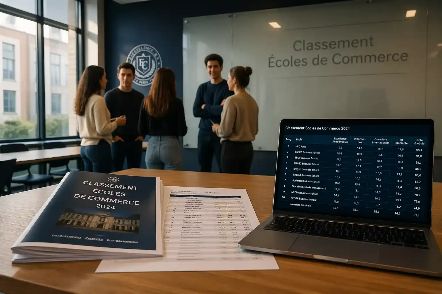 classement ecole de commerce tableau comparatif