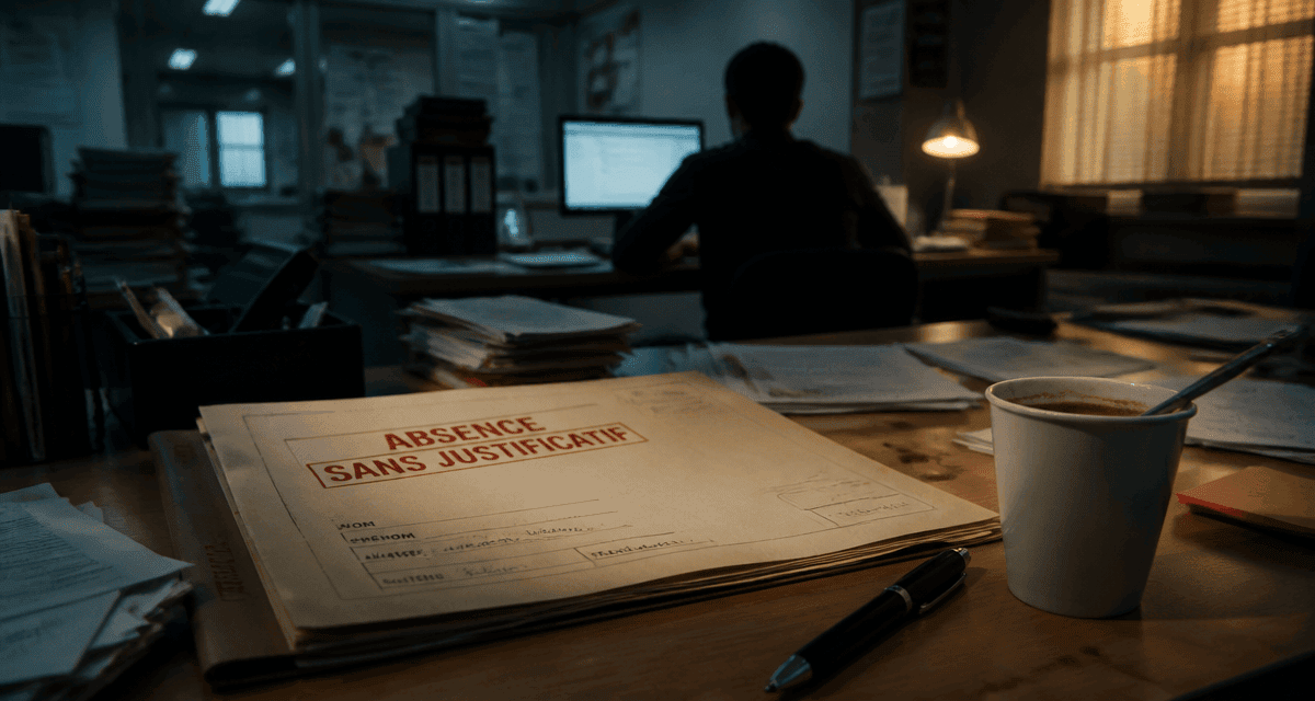 absence enseignant sans justificatif dossier