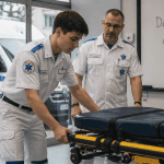 formation ambulancier en alternance apprentissage brancard