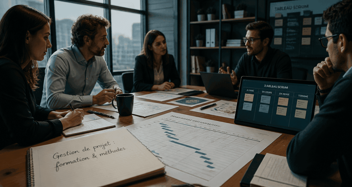 formation gestion de projets équipe réunion