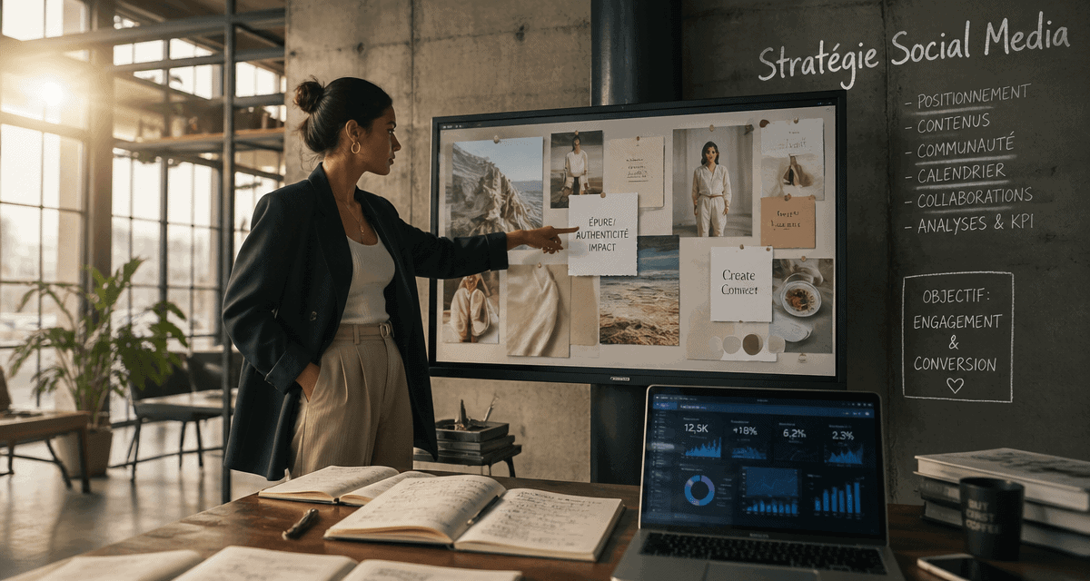 formation social media manager jeune femme stratégie réseaux sociaux
