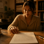 lettre de demission bts sur bureau