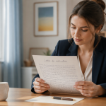 lettre de motivation enseignant sur bureau