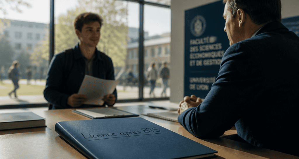 licence apres bts étudiant admission