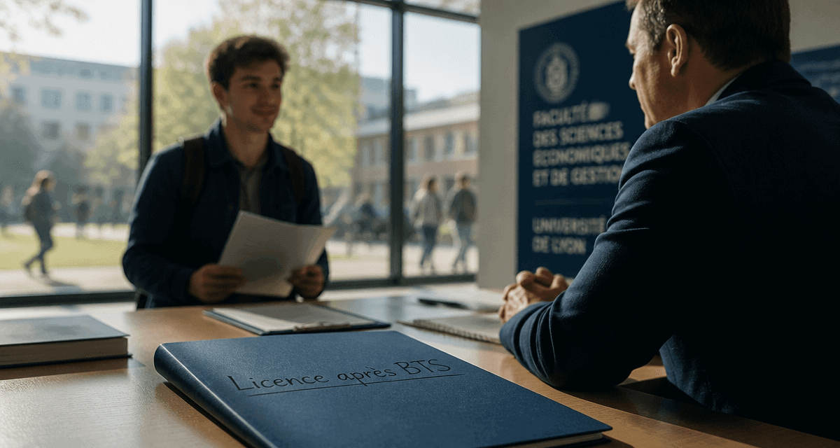 licence apres bts étudiant admission