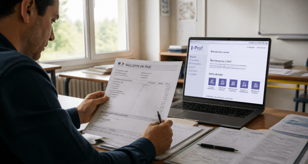 prime informatique enseignant 2025 professeur paie I-Prof