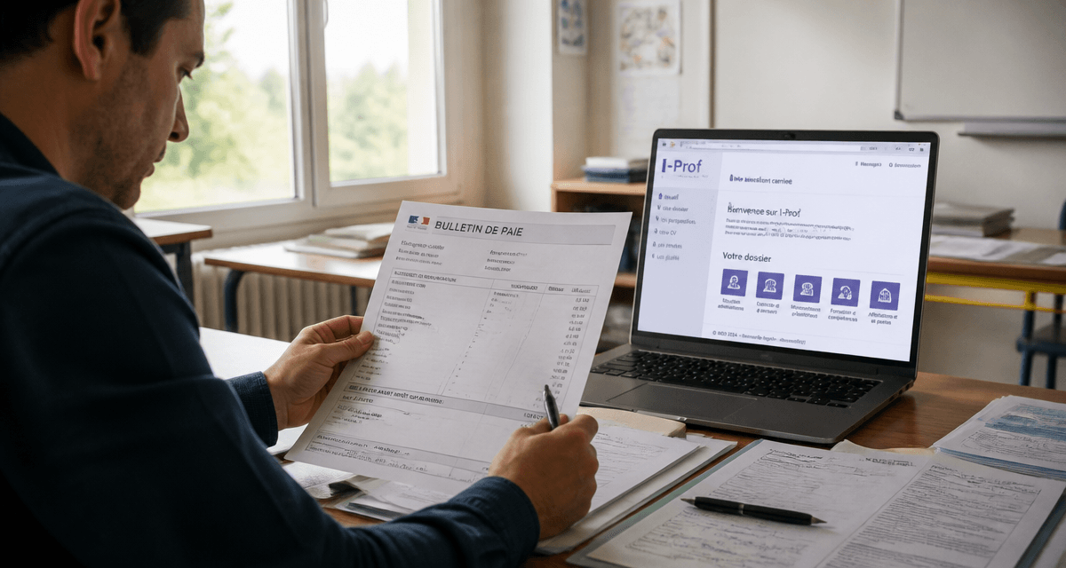 prime informatique enseignant 2025 professeur paie I-Prof