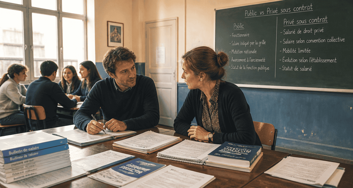 prof dans le privé avantages et inconvénients