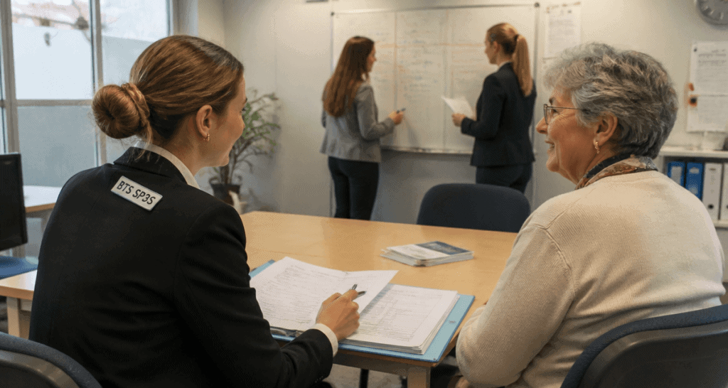 que faire après un bts sp3s, professionnelle en centre médico-social