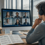 service client emploi jeune professionnel visioconférence