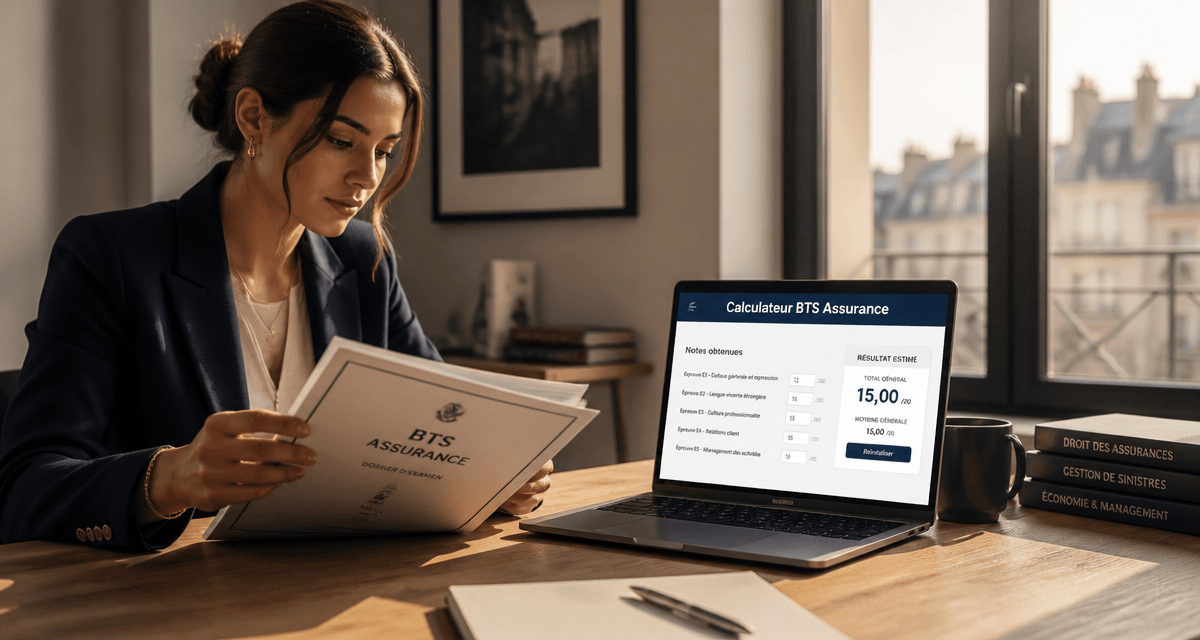 simulateur bts assurance sur ordinateur portable
