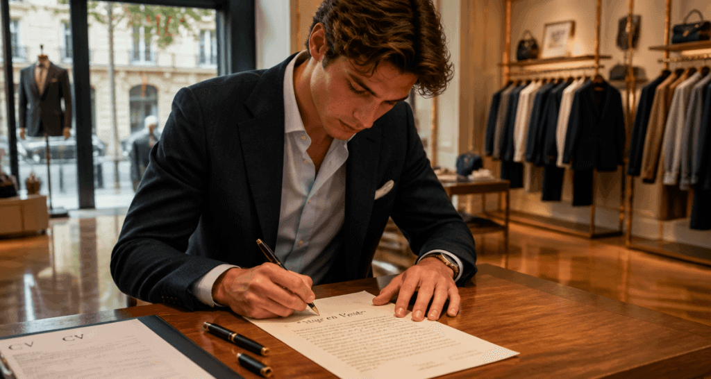stage en vente lettre de motivation jeune candidat boutique