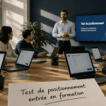 test de positionnement entrée en formation groupe adultes