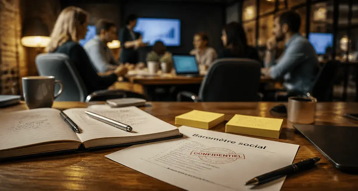 Ambiance travail : baromètre social dans un open space apaisé