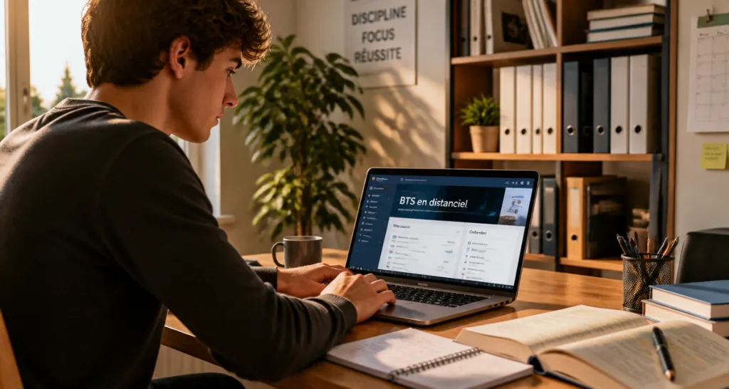 bts en distanciel étudiant ordinateur