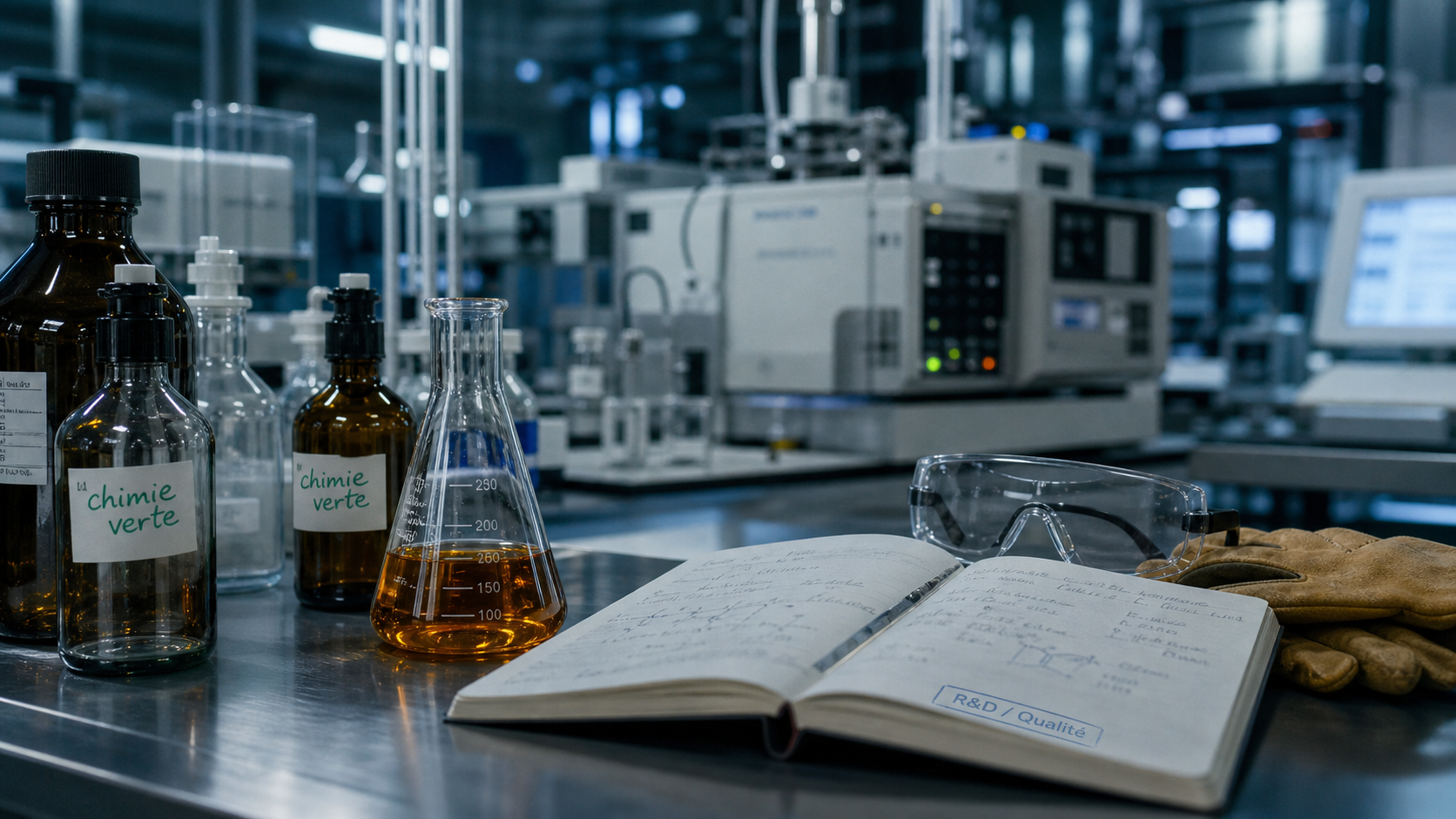 Chimie métier : laboratoire moderne, métiers de la chimie et qualité R&D