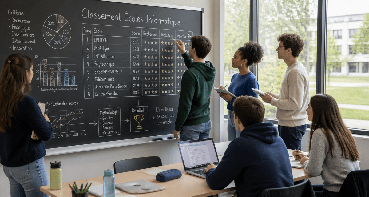Classement des ecoles informatiques étudiants
