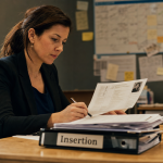 Conseillere en insertion au bureau, dossiers et planning emploi