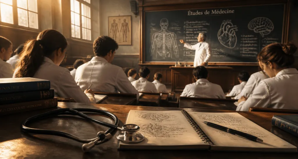 etude medecin generaliste etudiants amphitheatre