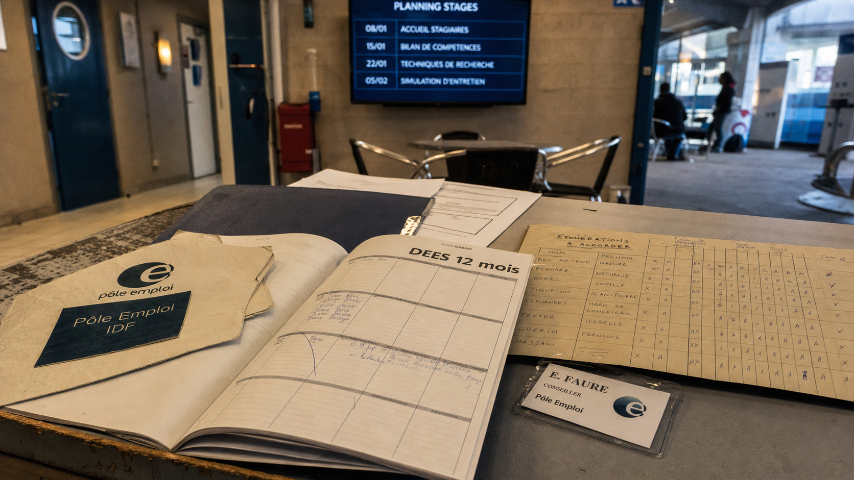 Formation éducateur spécialisé en 1 an : dossiers DEES sur table en centre de formation