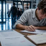 Formation en initiale : étudiant choisissant sa voie pour insertion professionnelle