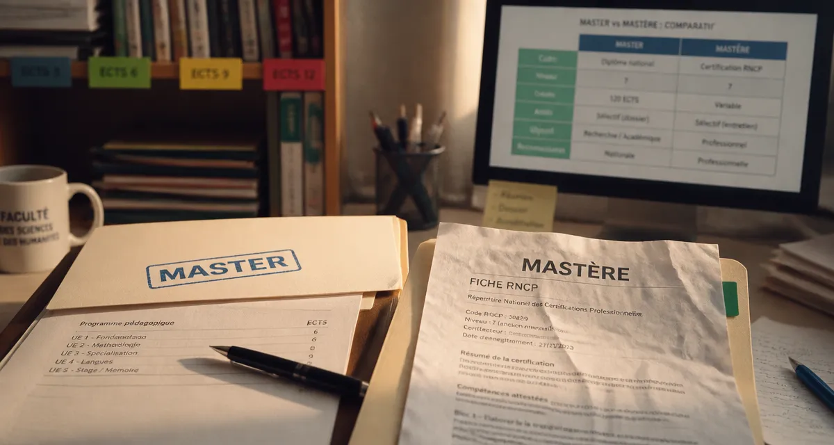 Mastère ou master : comparer des diplômes bac+5