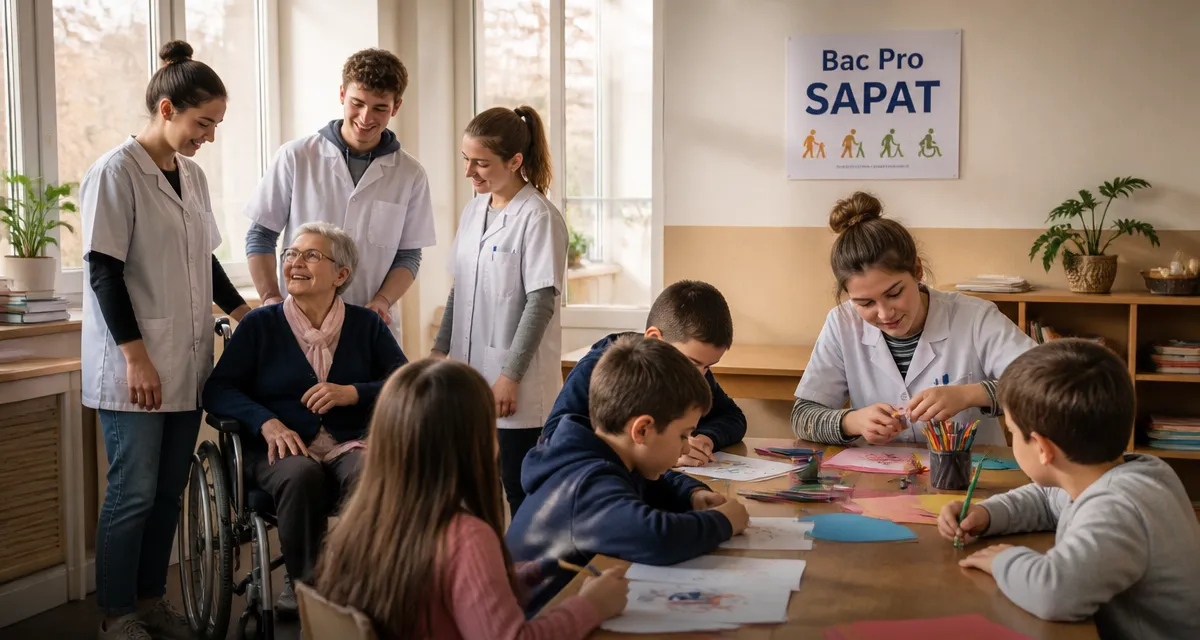 métier possible avec un bac pro sapat en lycée