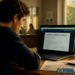 notification définitive de bourse sur ordinateur étudiant