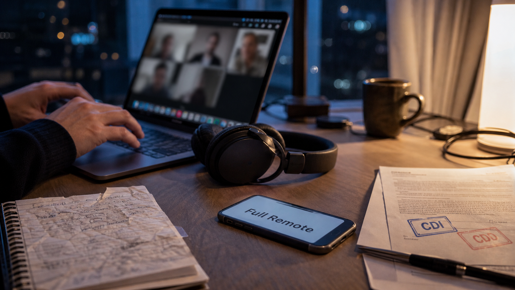 Offre emploi télétravail à domicile : poste sérieux, visioconférence