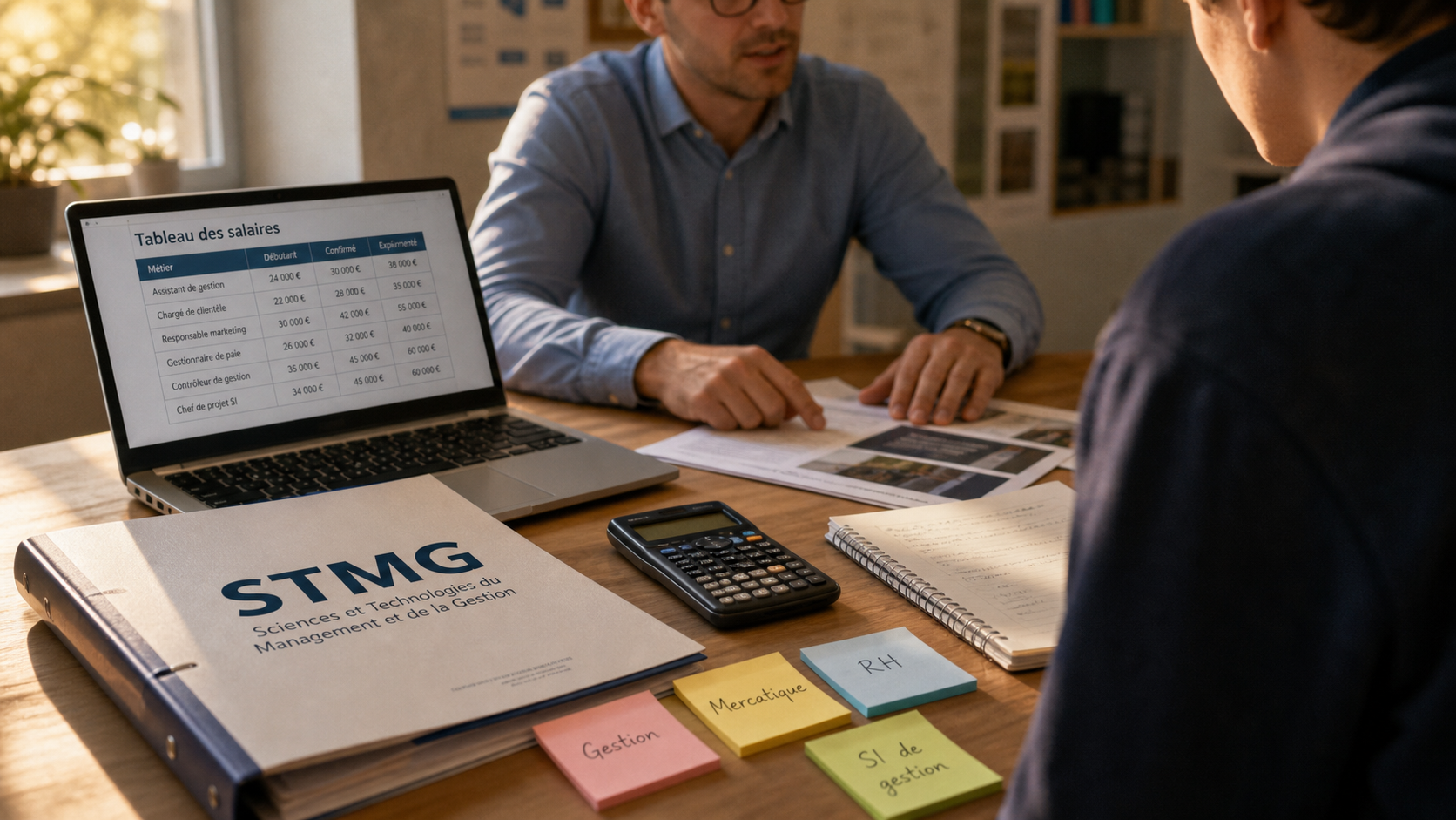 STMG métier salaire : plan de carrière et salaires débutant