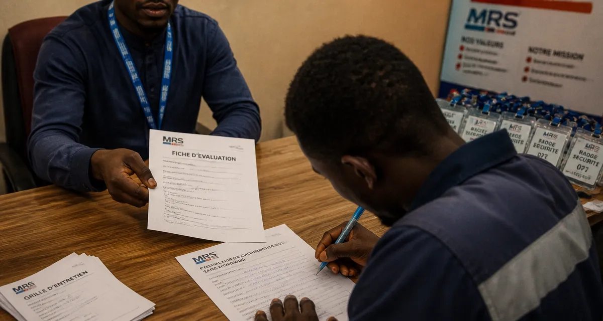 Trouver un travail sans diplome : candidat remplit un formulaire en agence