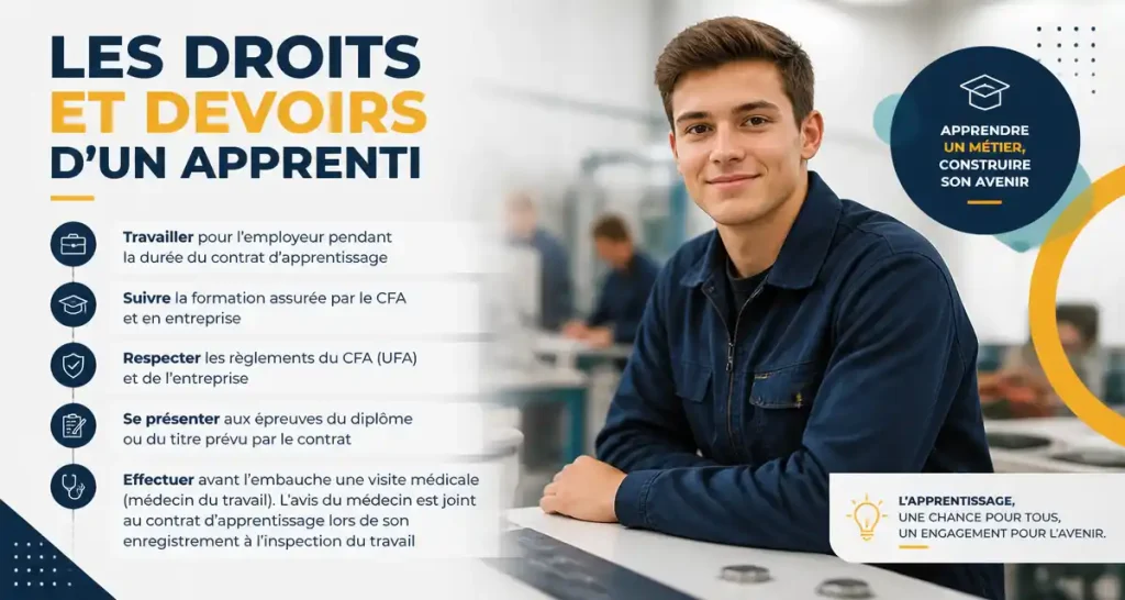 LES DROITS ET DEVOIRS D’UN APPRENTI
